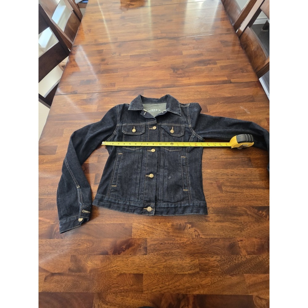 Gap 1969 Women's Blue Denim Jacket, Classic Fit, Button-Up, Size‎ small.  Sku 98 - Picture 7 of 10